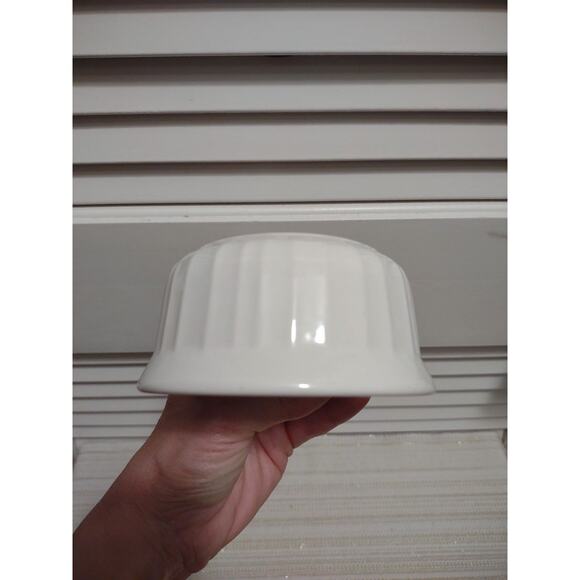 Corningware French White 7 oz 207 ml single stoneware ramekin souffle dish - Picture 4 of 5